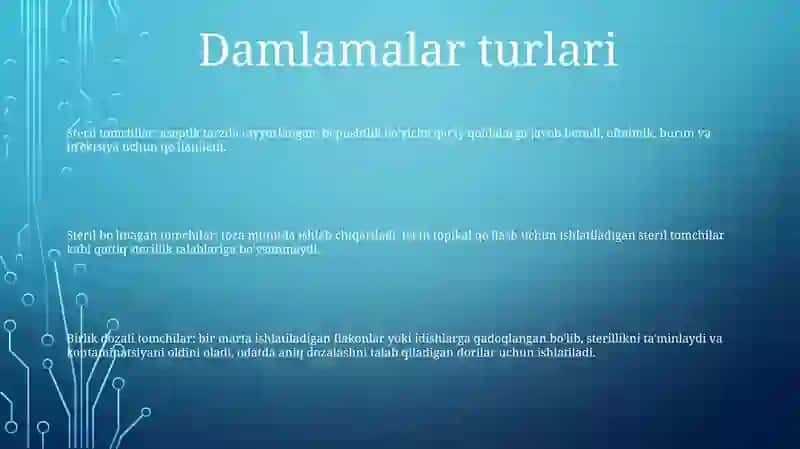 Tomizg`Ilarni Laboratoriya Va Ishlab Chiqarish Sharoitida Tayyorlashni O`Rganish 2