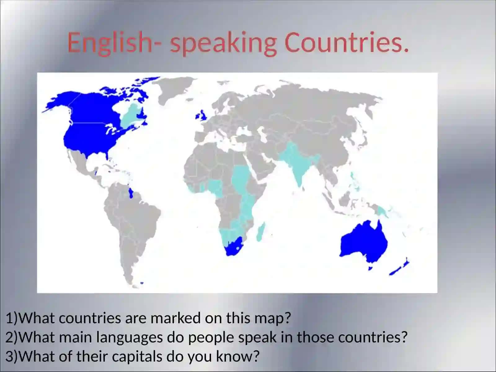 English-speaking Countries 2