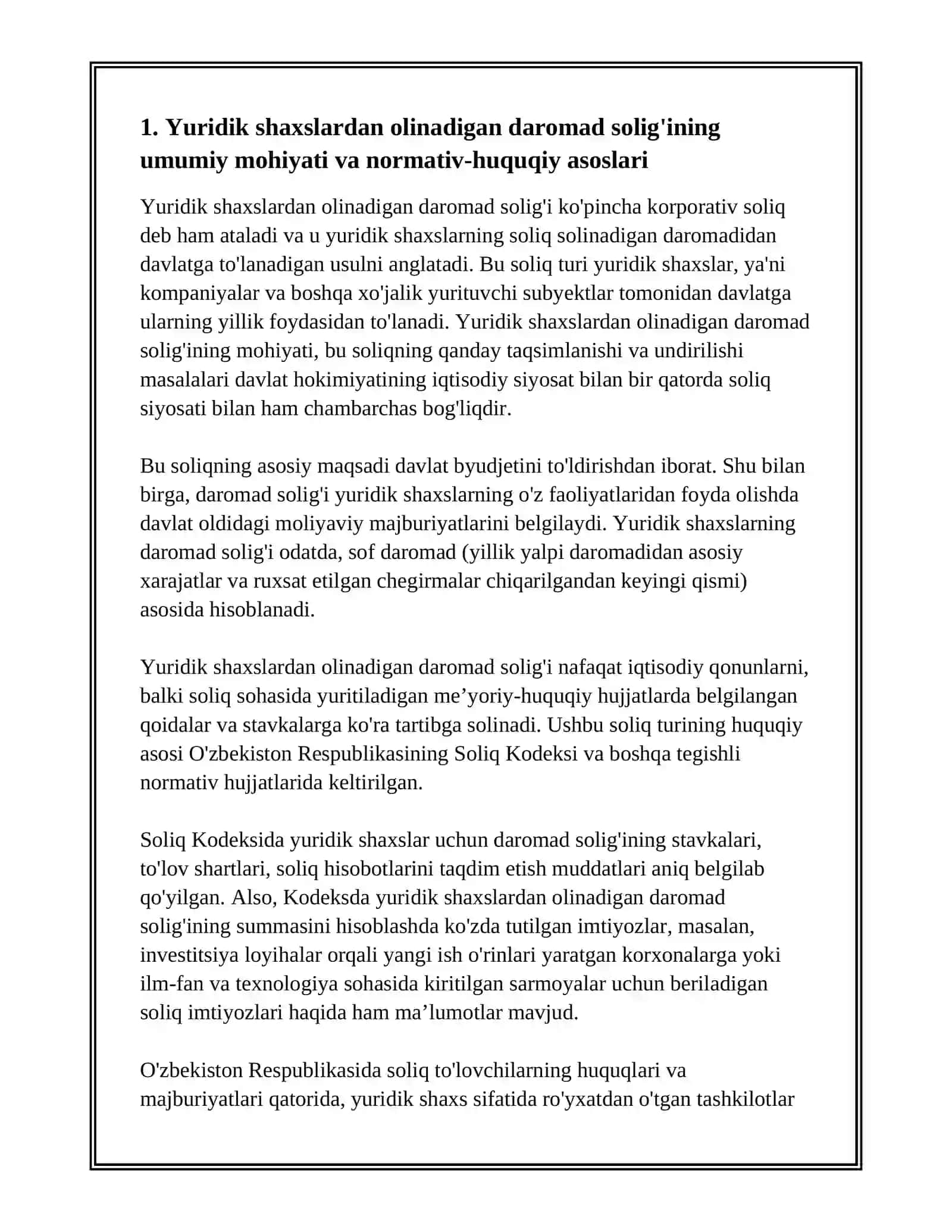YURIDIK SHAXSLARDAN OLINADIGAN DAROMAD SOLIG'I HISOB KITOBI 2