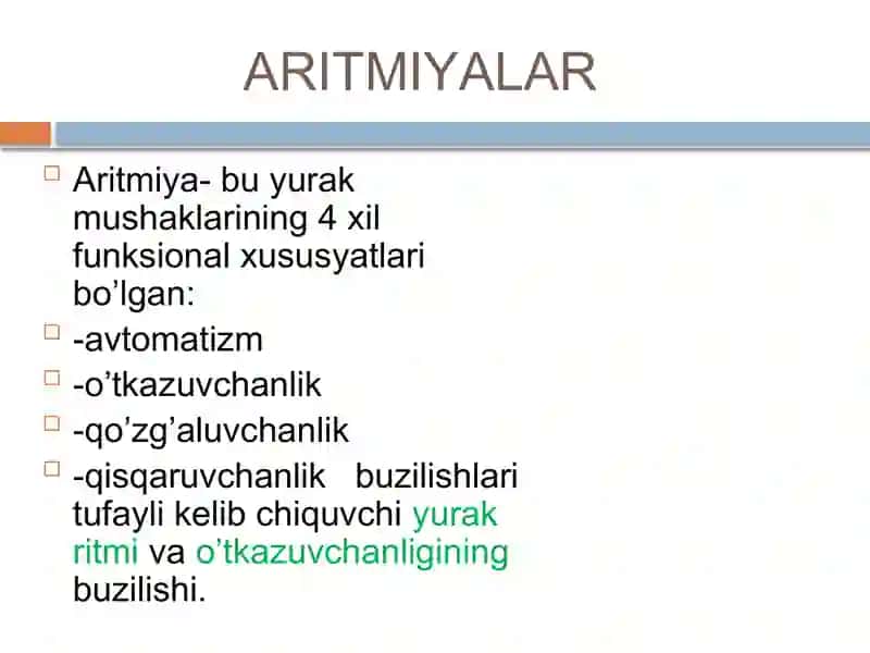 ARITMIYALAR 2
