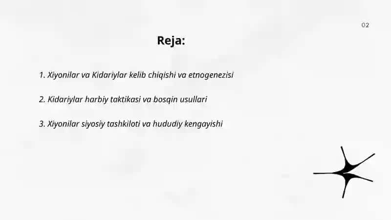 ILK O'RTA ASIRLARDA XIYONILAR VA KIDARIYLAR BOSQINI 2