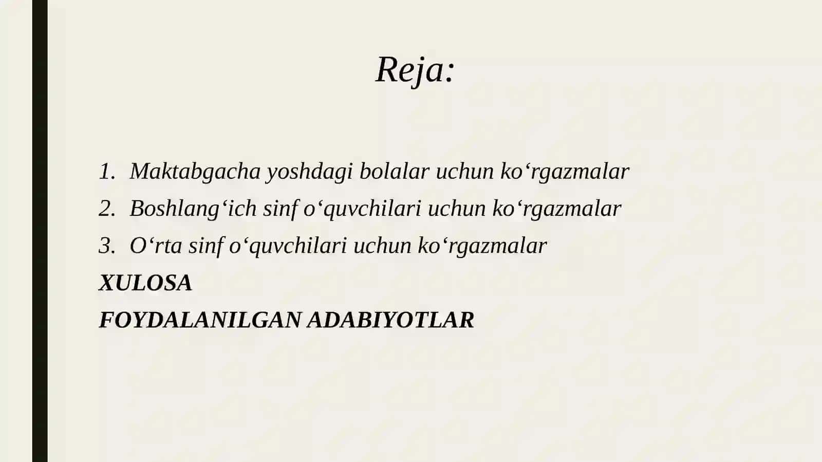Steam texnologiyasi asosida turli guruhlar uchun koʻrgazmalar tayyorlash 2