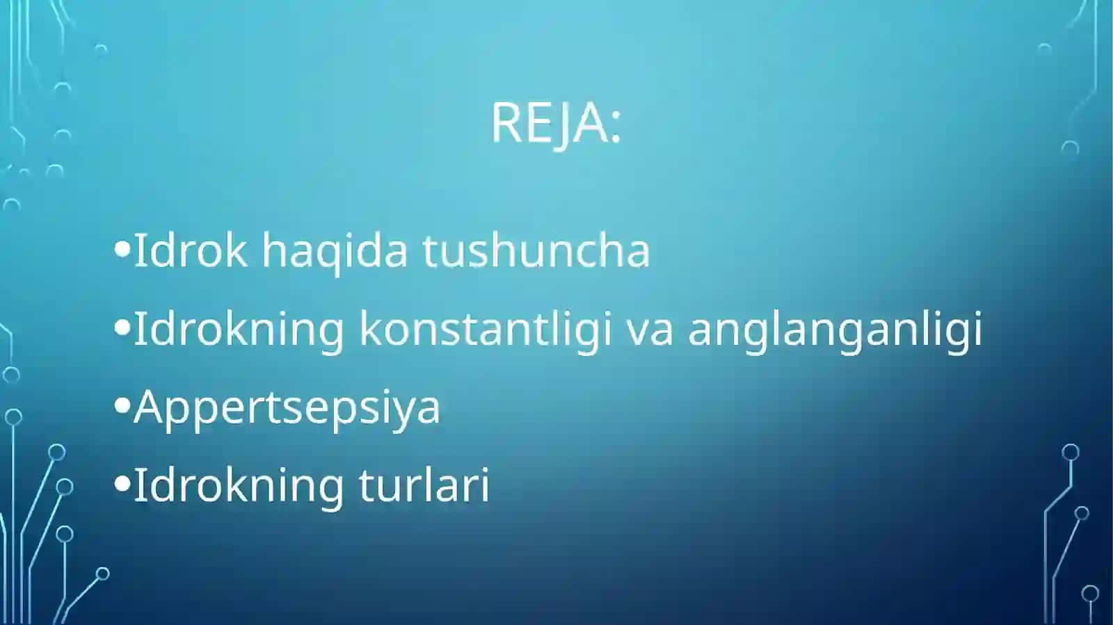 Idrok murakkab psixik jarayon sifatida 2