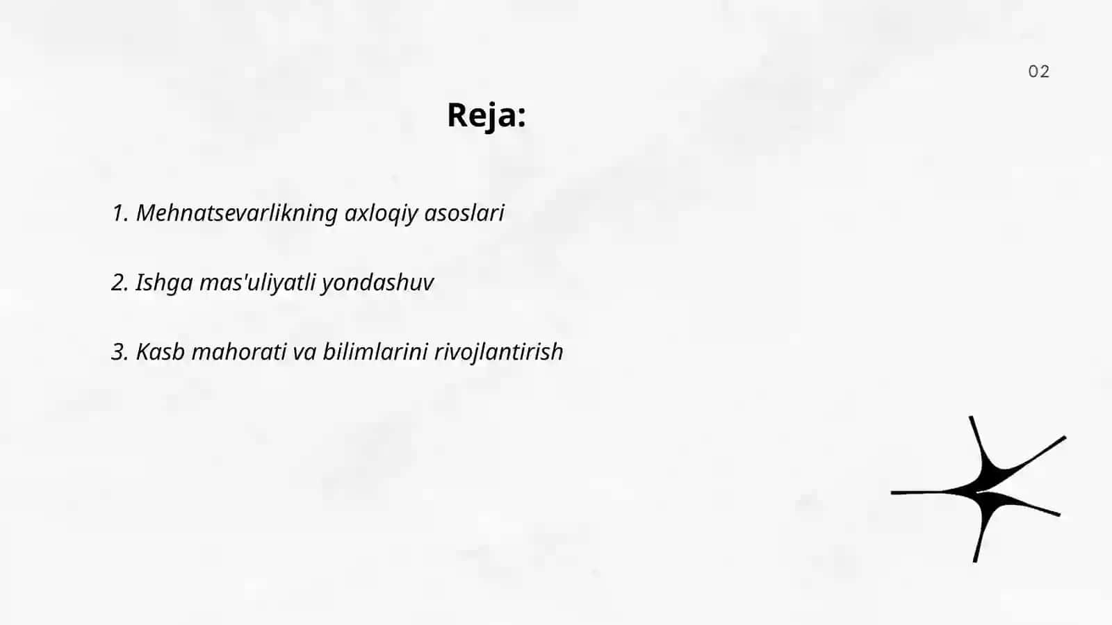 Mehnatsevarlikning axloqiy asoslari 2