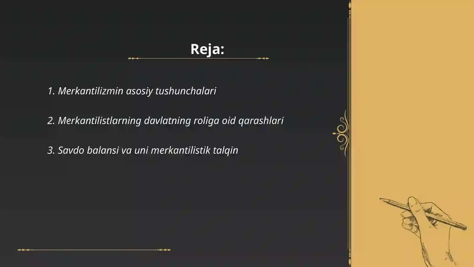 Merkantilistlarning iqtisodiy g'oyalari 2