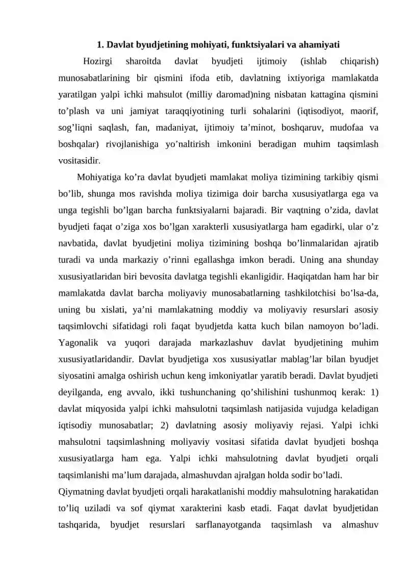 Davlat byudjeti 2