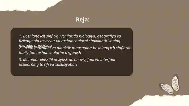 Tasavvur va Tushunchalar Metodik Asoslari 2