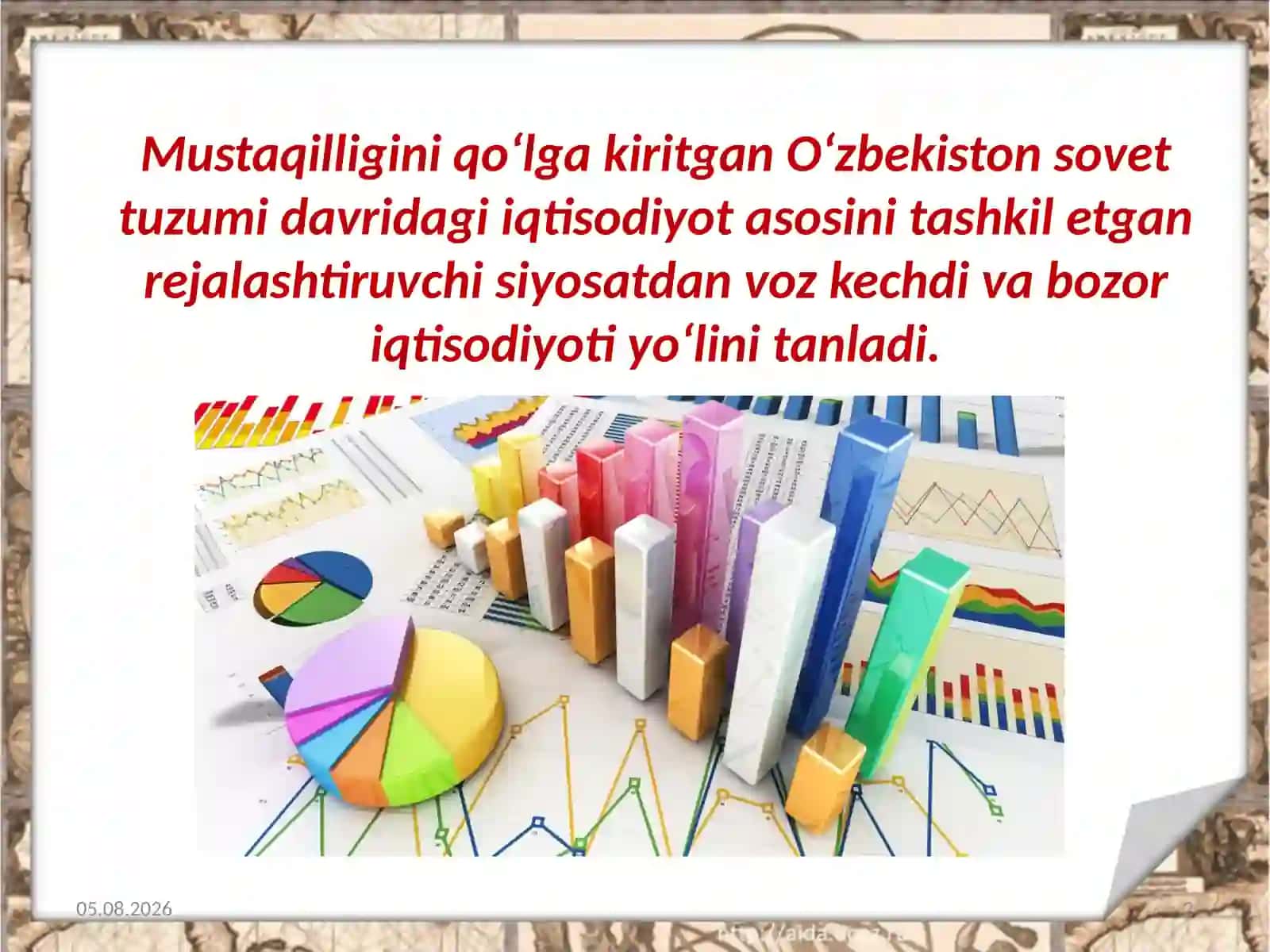 O‘zbek modelining ishlab chiqilishi. Iqtisodiy islohotlarning boshlanishi 2
