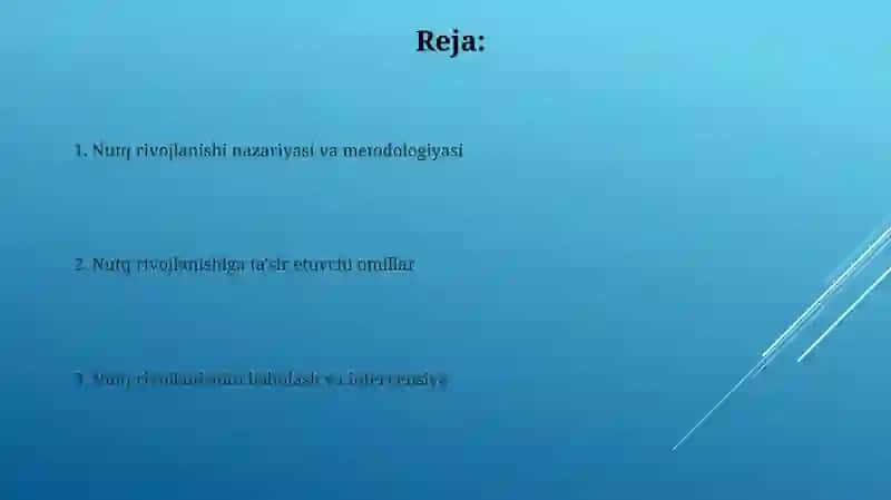 Nutq o‘stirish metodikasi 2