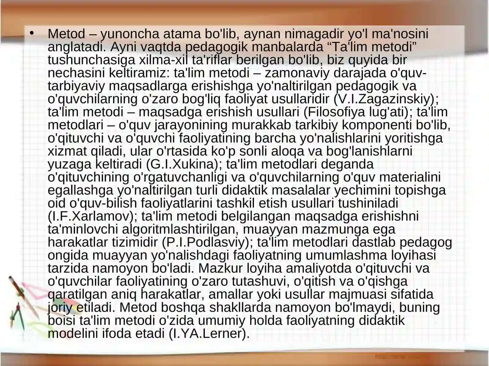 Zamonaviy ta'lim metodlari va vositalari 2