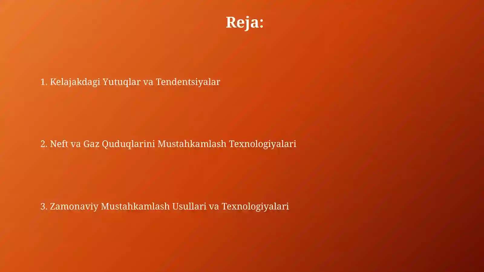 Neft va gaz quduqlarini mustahkamlash texnologiyasi 2
