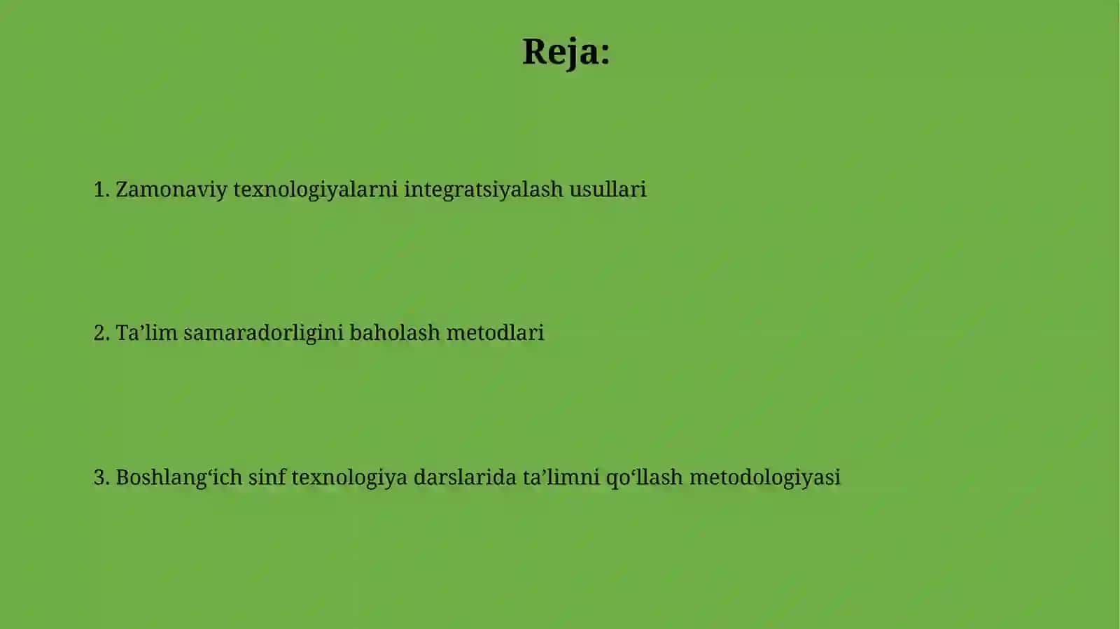 Boshlangʼich sinf texnalogiya darslarida taʼlimdan foydalanishning metodik xususiyatlari 2