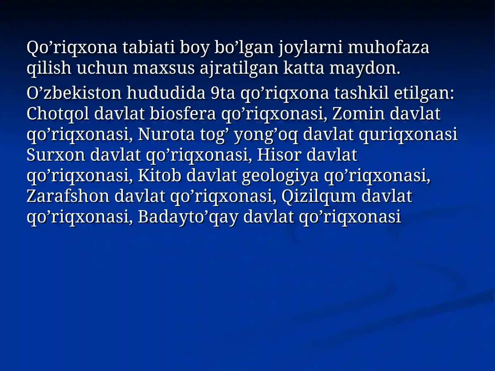 Qo‘riqxona 2