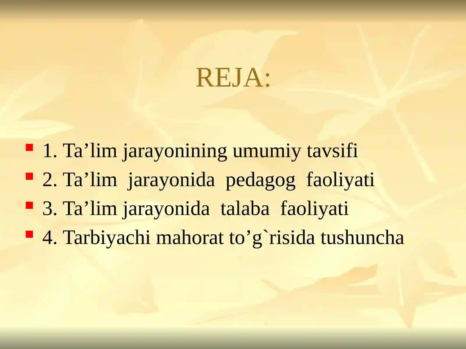 O’qituvchi – yoshlarga ta’lim-tarbiya beruvchi kishi sifatida 2