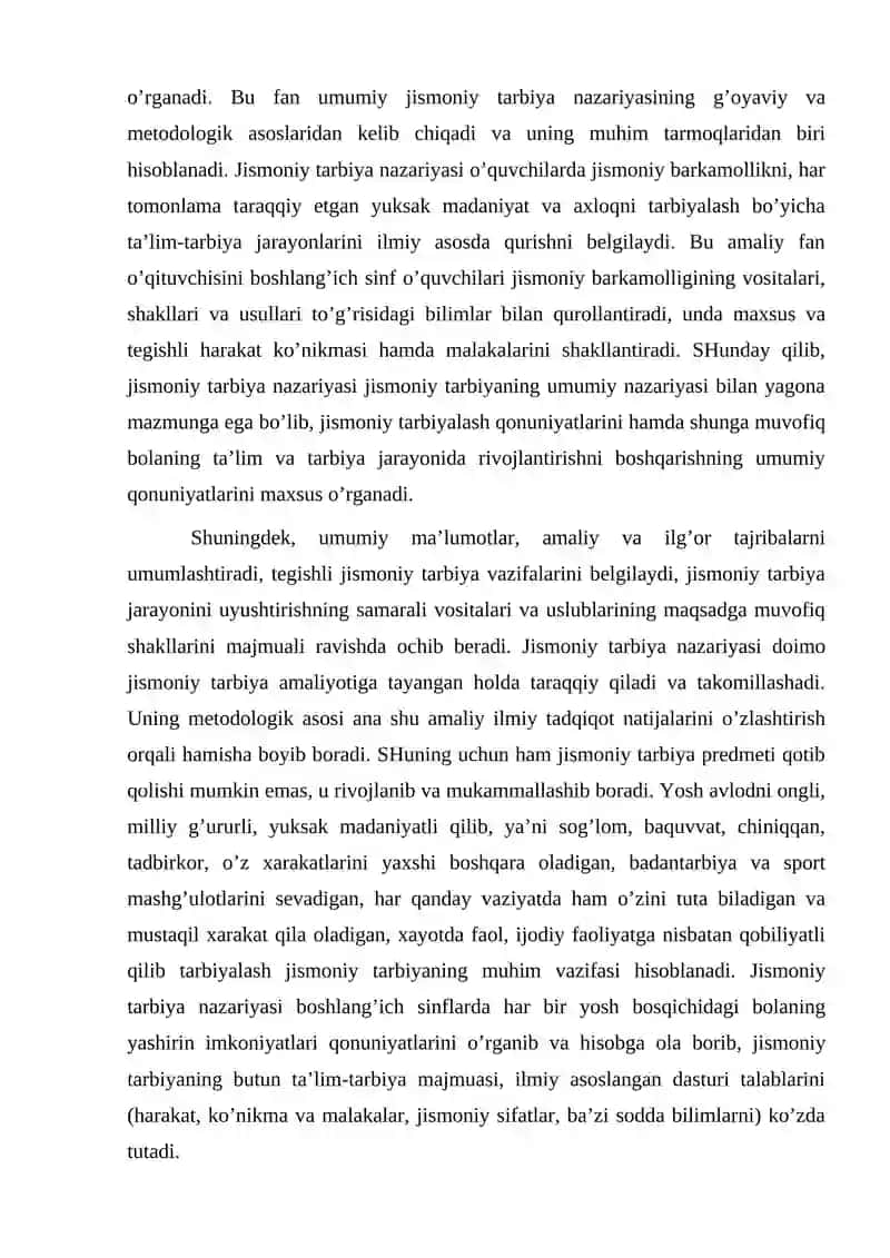 Maktab yoshidagi bolalar jismoniy tarbiyasi 2