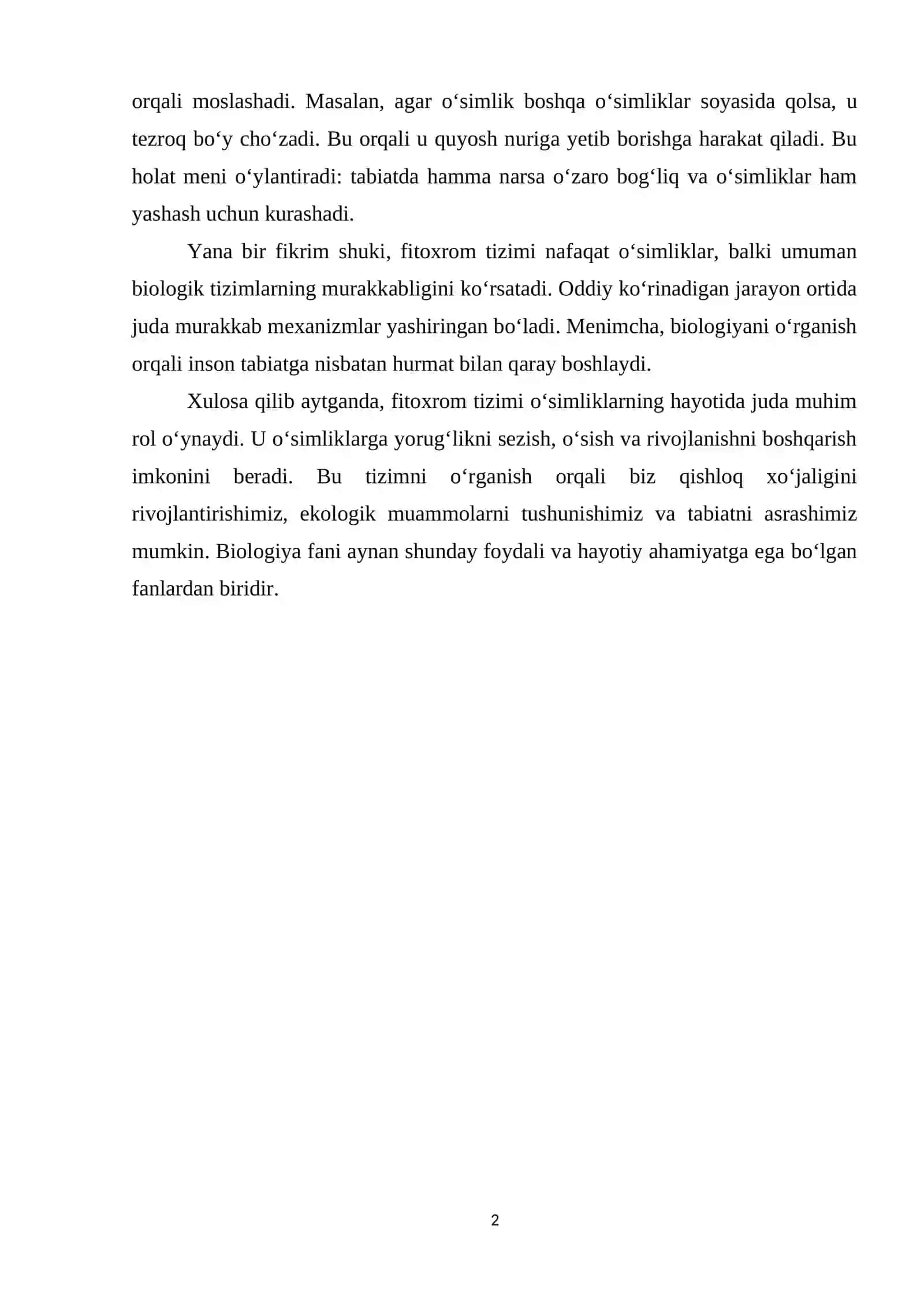 Fitoxrom Tizimi va Ung o‘sish va Rivojlanishidagi roli 2
