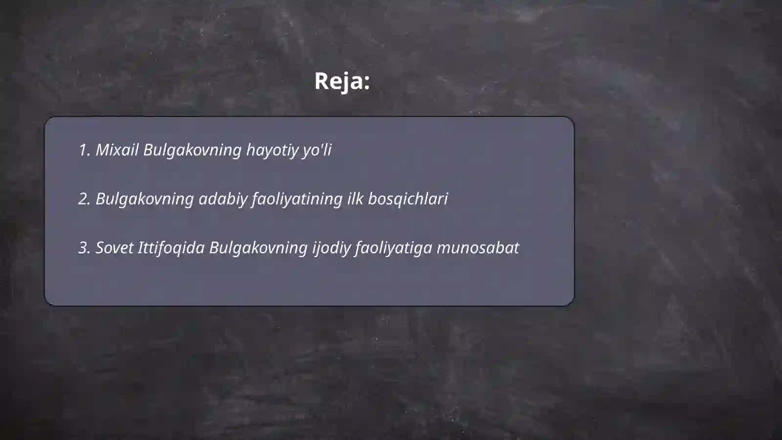 Mixail Bulgakovning hayoti va ijodi uning "Ityurak" asari tahlili 2