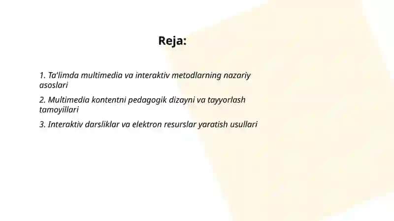 Ta'limda multimedia va interaktiv metodlar 2