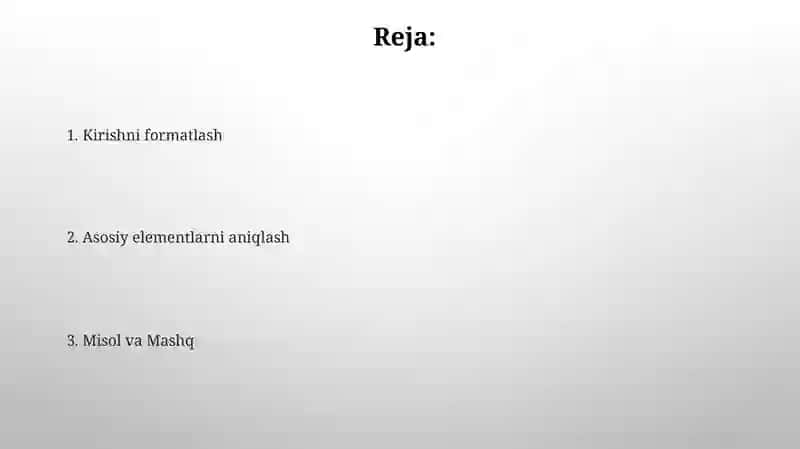 Bir muallifli hujjatlarni bibliografik yozuv tuzish 2