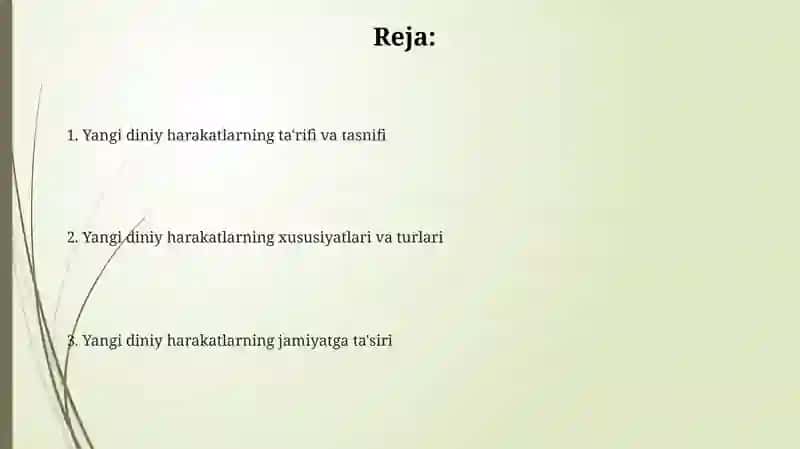 Yangi diniy harakatlarning ta'rifi 2
