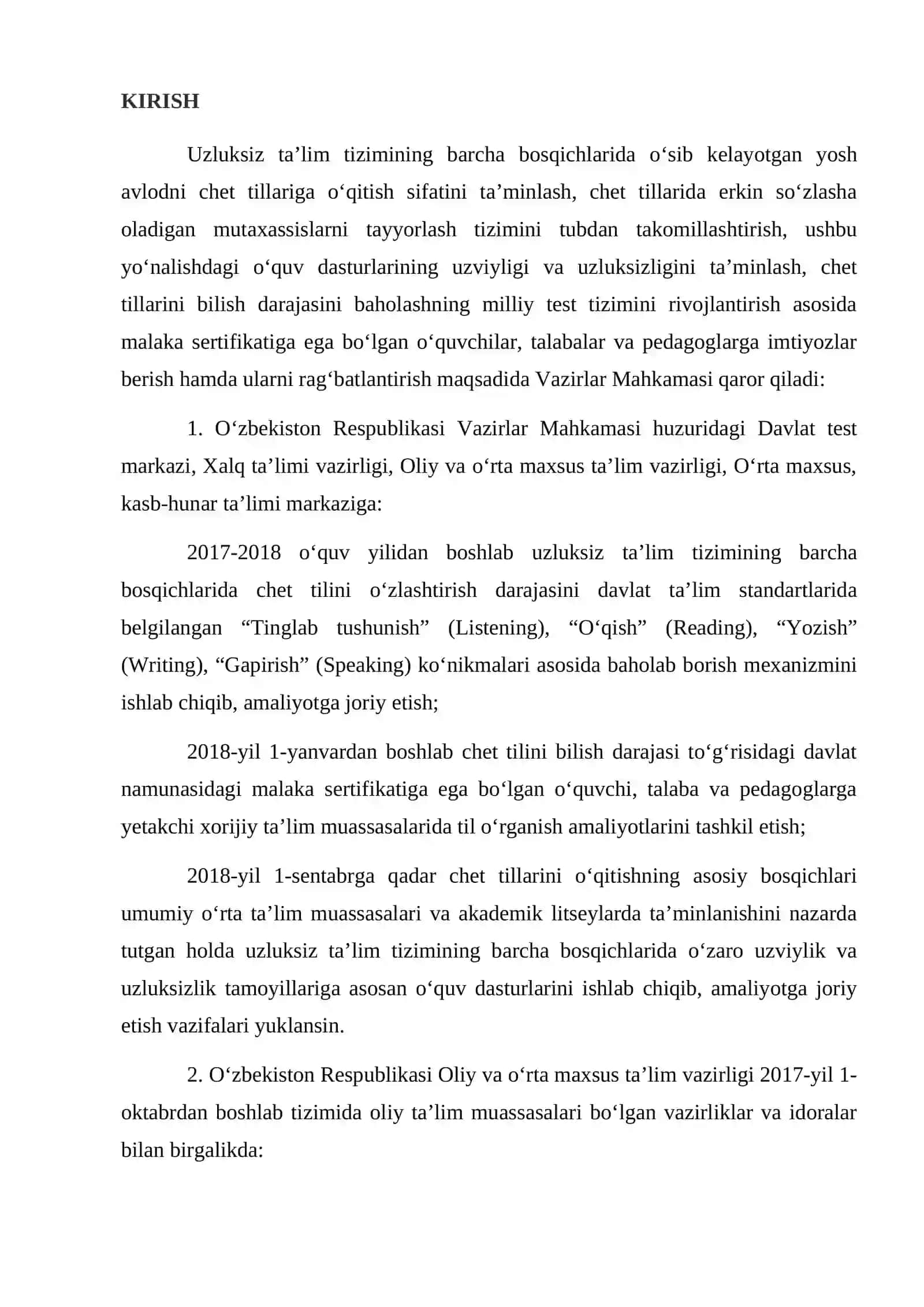 Kommunikativ kompetensiyalarini rivojlantirish 2