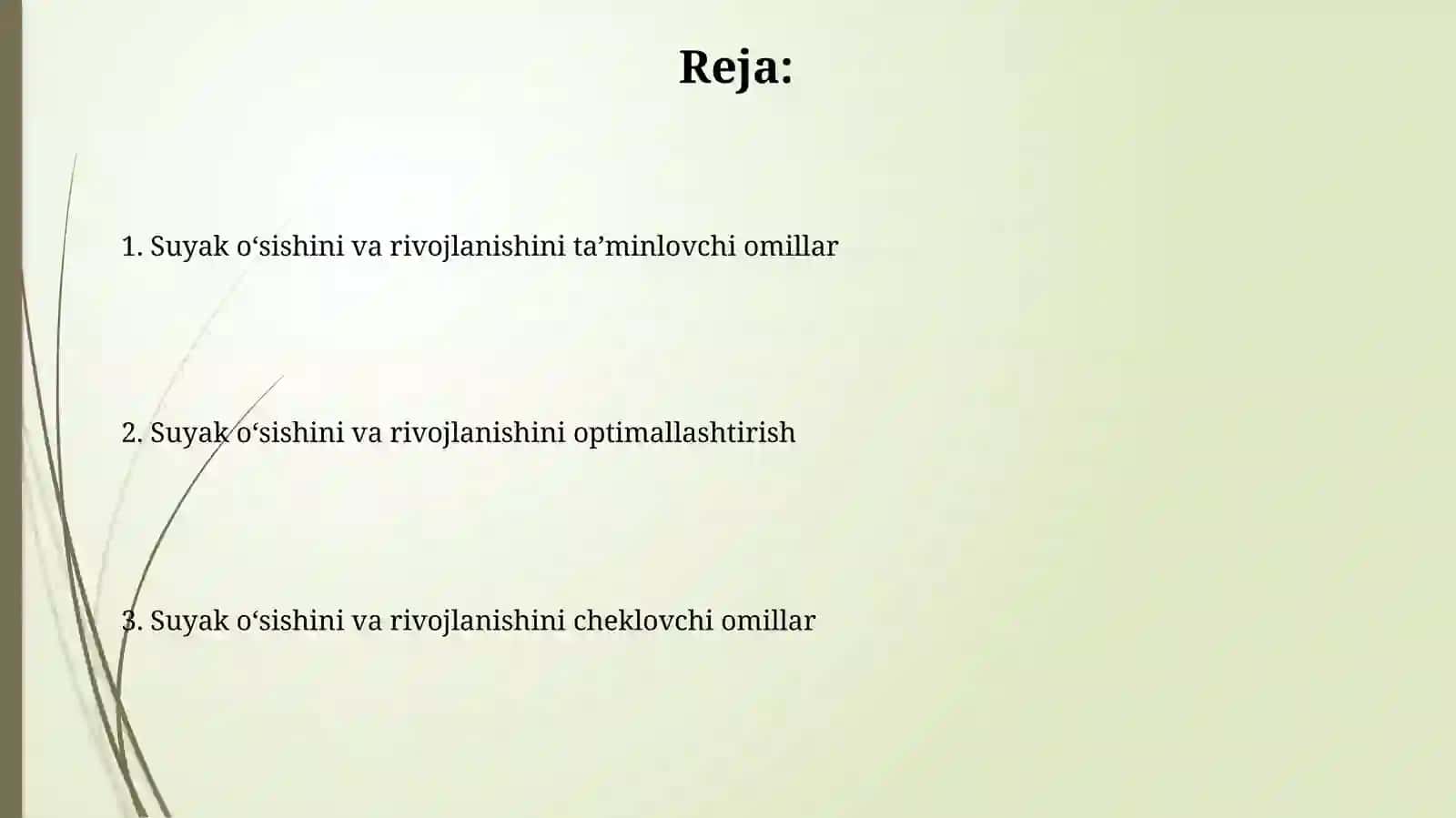 Suyaklarning ôsish va rivojlanishiga tasir etuvchi omillar 2