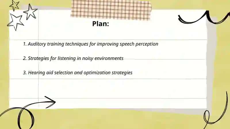 Hearning strategies 2