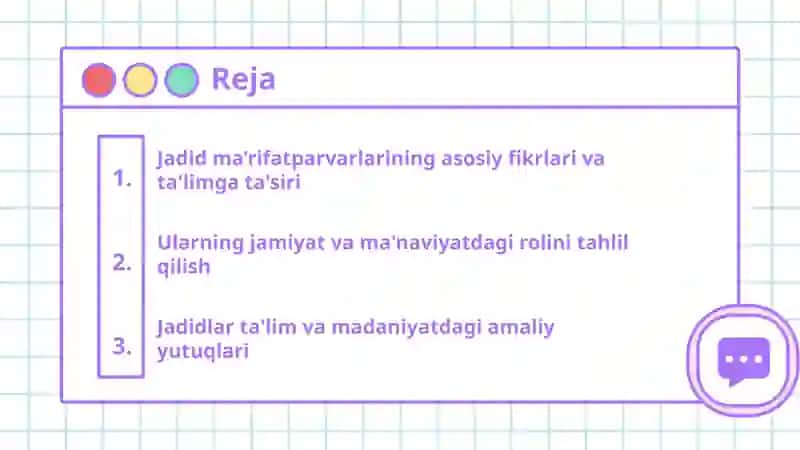 Munavvar Qori ta'limda yangiliklar va islohotlarni joriy etishga harakat qilgan 2
