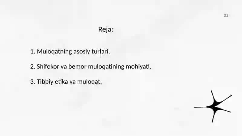 Muloqat: shifokor va bemor muloqatining psixologik xususiyatlari 2