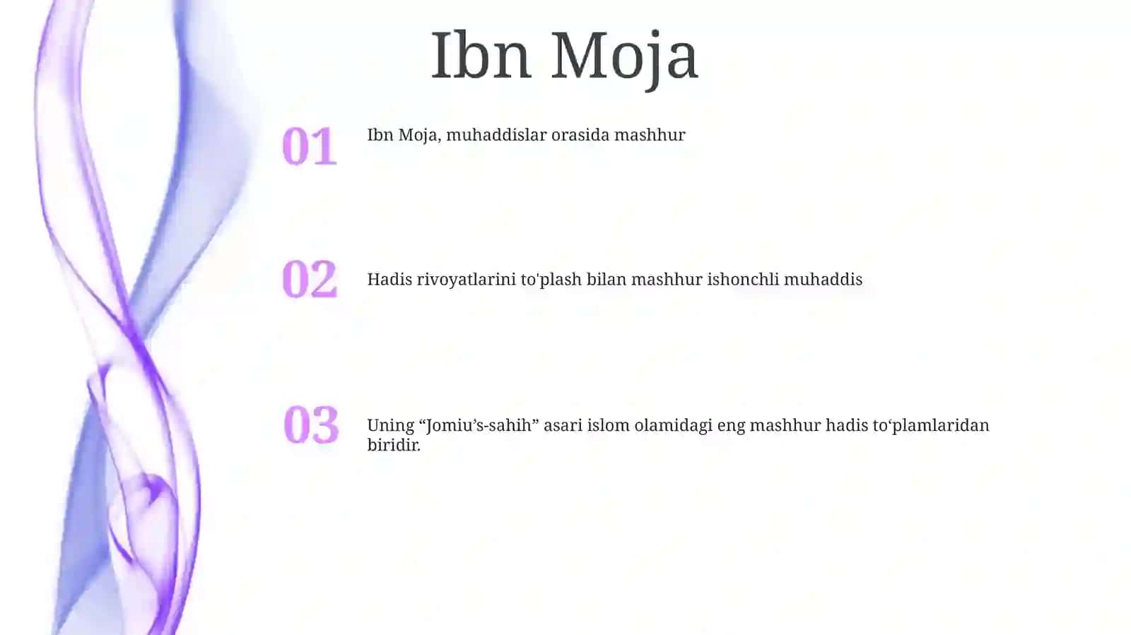 Hadisshunoslikning Mashxur Muhaddislari 2