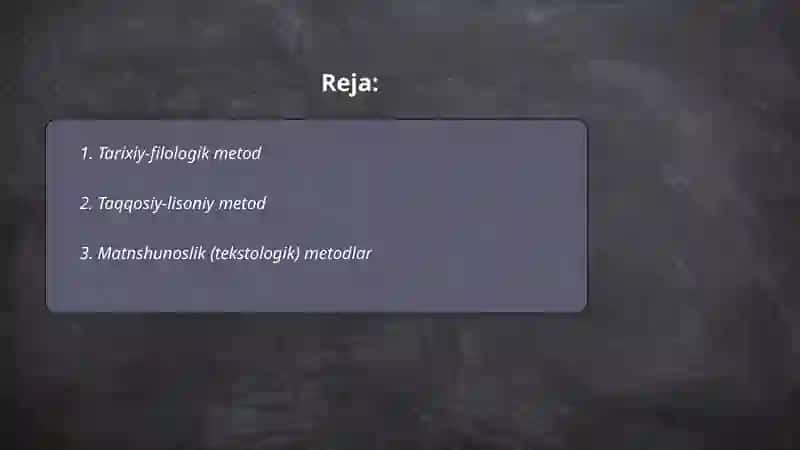 Filologik metodlar 2
