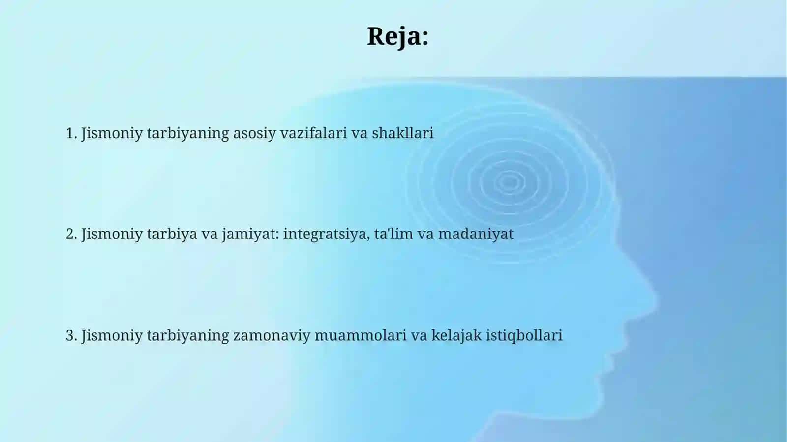 Jismoniy madaniyatning jamiyatdagi vazifalari va shakllari 2