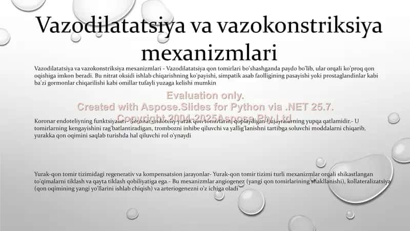 Qon Tomiri Endoteliyasining Funksiyaları: Yurak-qon Tomir Tizimida Regenerativ va Kompensator Jarayonlar 2