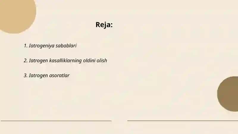Hozirgi kunda tibbiyotda iatrogeniya 2