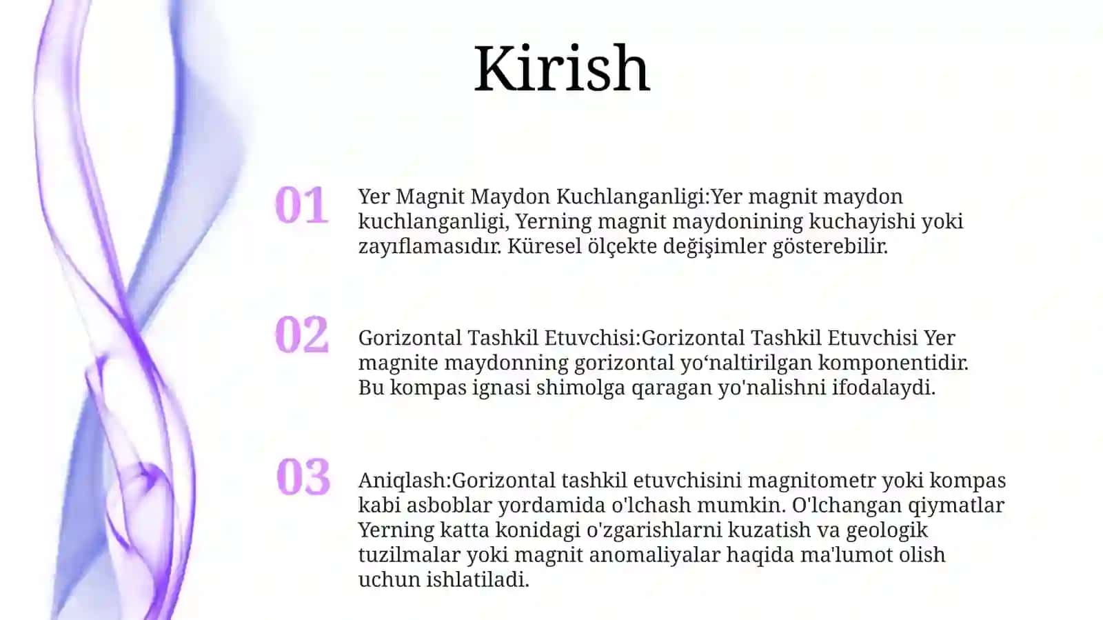 Yer Magnit Maydon Kuchlanganligining Gorizontal TashkilEtuvchisiniAniqlash 2