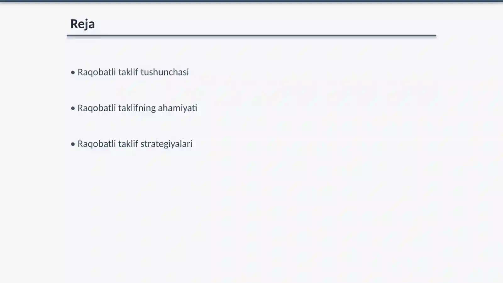 Raqobatli taklif 2