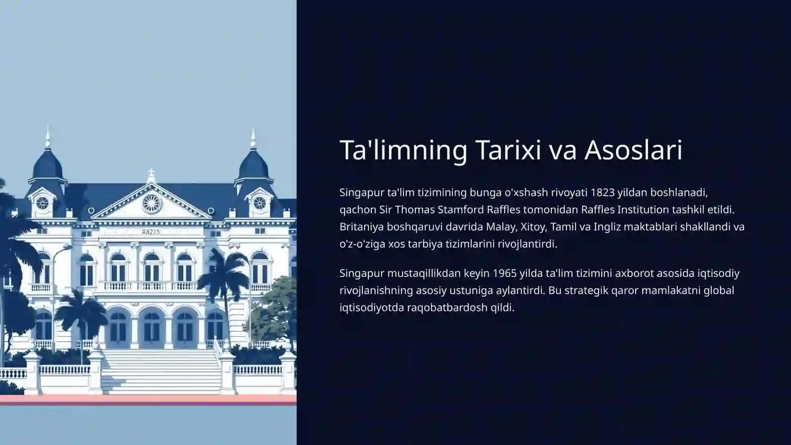 Singapur Ta'lim Tizimi 2