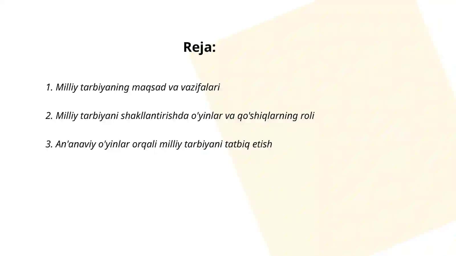 Maktabgacha ta'lim tizimida milliy tarbiyani amalga oshirish mohiyati va mazmuni 2