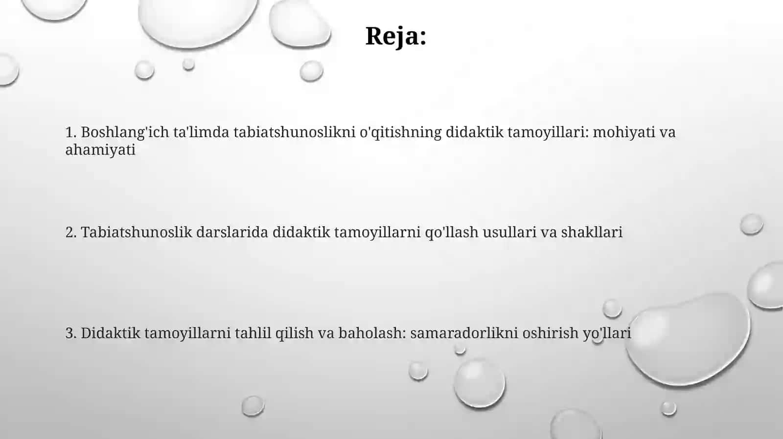 Boshlangʻich taʼlim tabiiy fanlarni oʻqitishning didaktik tamoyillarning oʻrganish va tahlil qilish 2