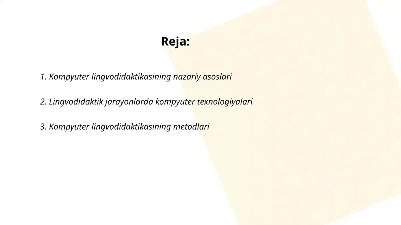 Kompyuter lingvodidaktikasi 2