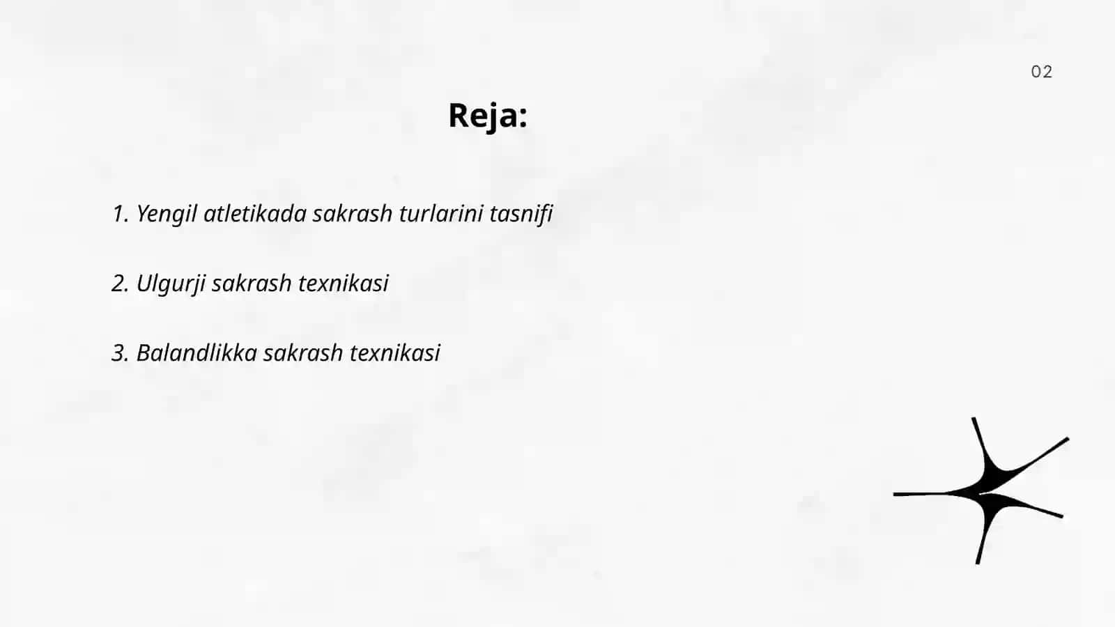 Yengil atletikada sakrash turlari texnikasi 2