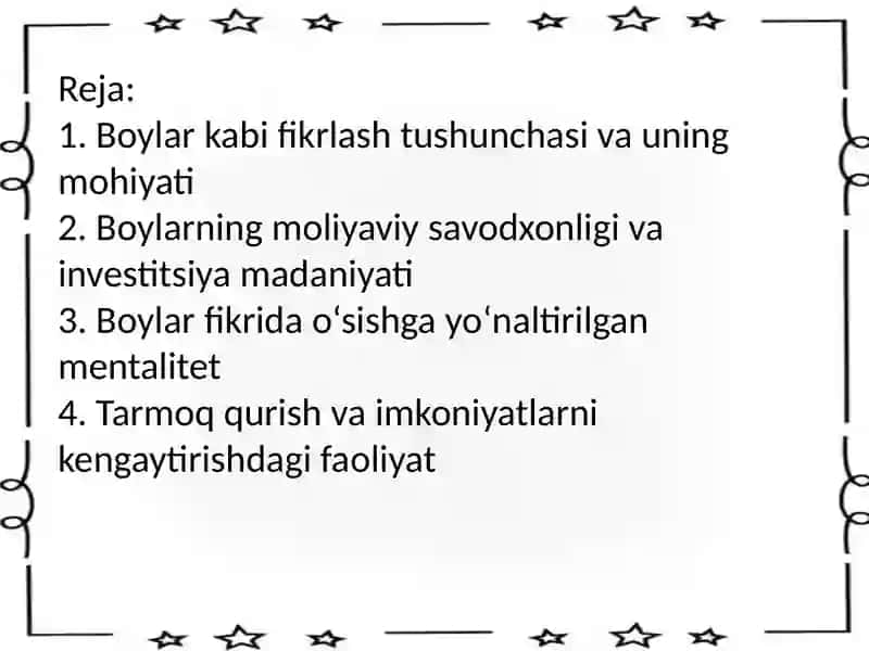 Boylar kabi fikrlash tushunchasi va uning mohiyati 2