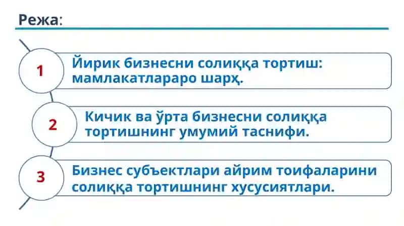 Бизнесни солиққа тортиш 2