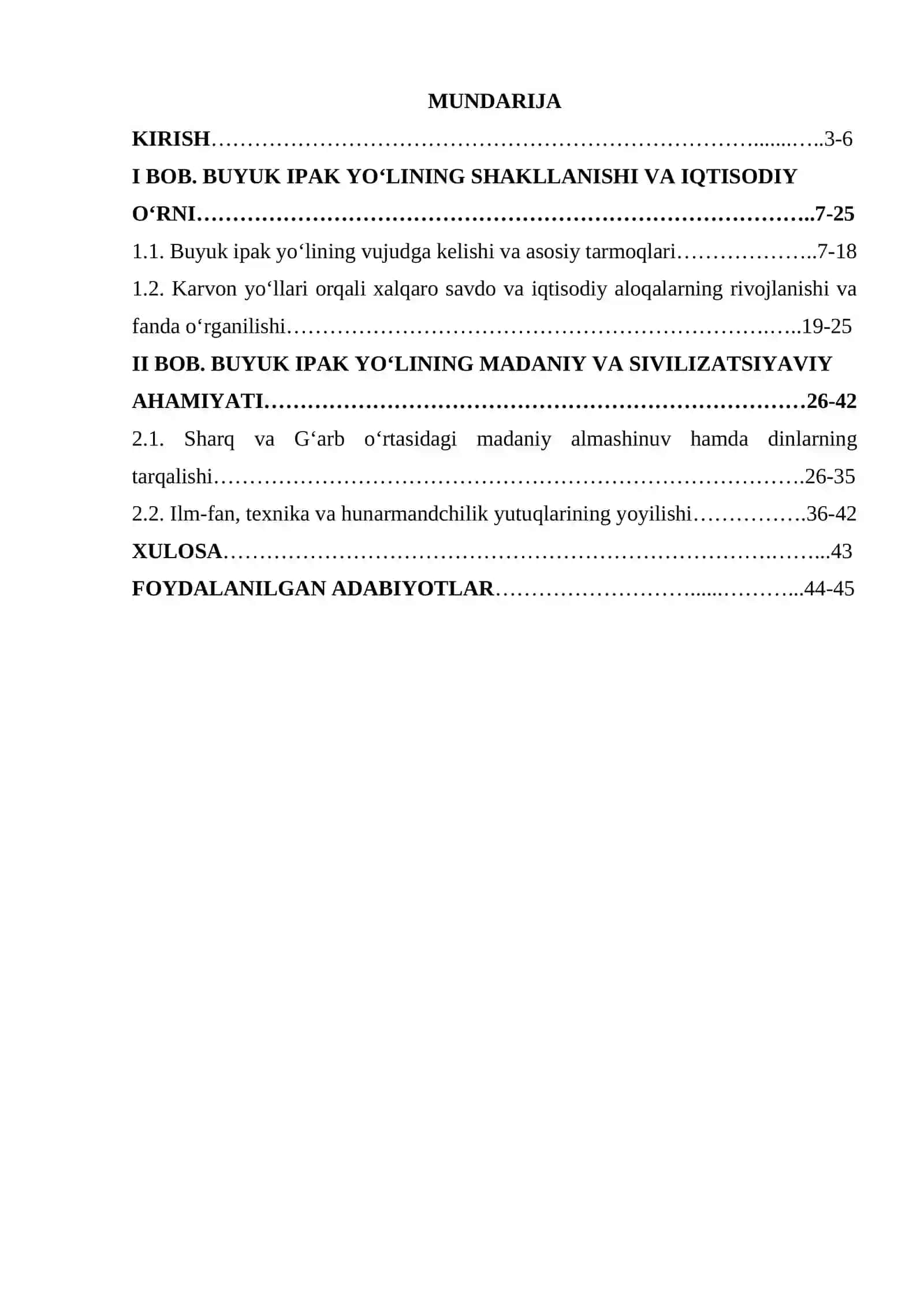 Buyuk ipak yoʻlining iqtisodiy va madaniy ahamiyati 2