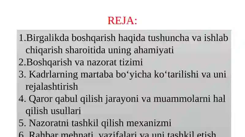 INSON RESURSLARINI BOSHQARISHDA BOSHQARISH VA NAZORAT 2