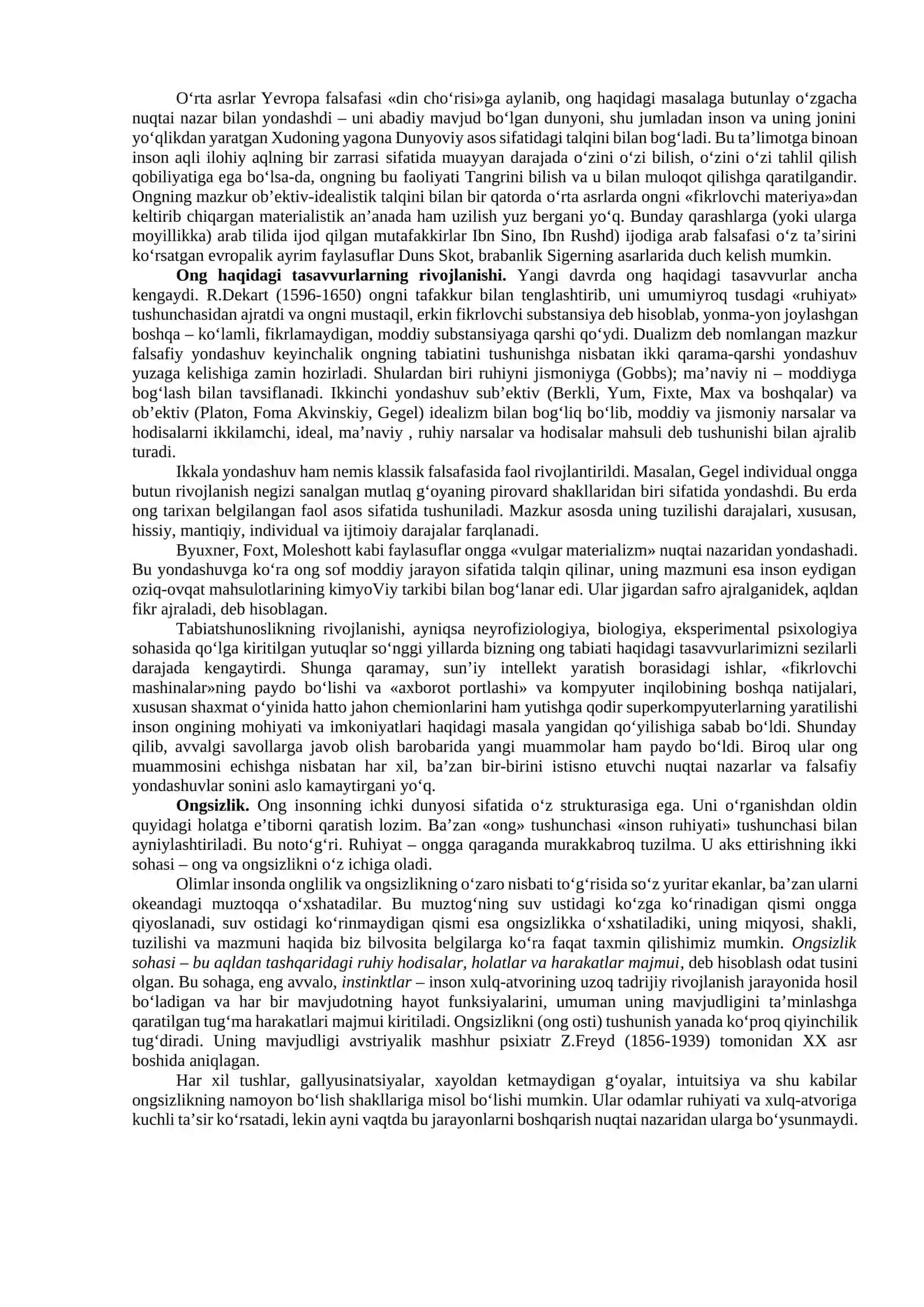ONG VA BILISH FALSAFASI (GNOSЕOLOGIYA) 2