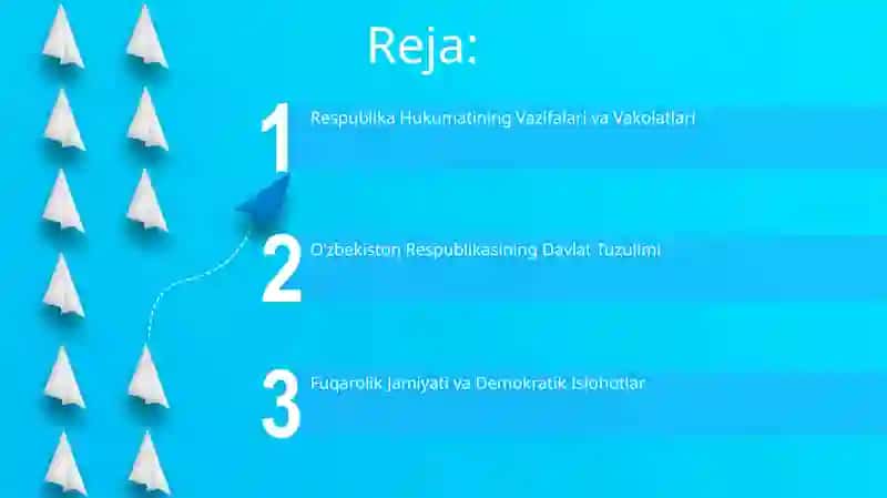 Oʻzbekiston- Respublika boshqaruv shaklidagi davlat 2