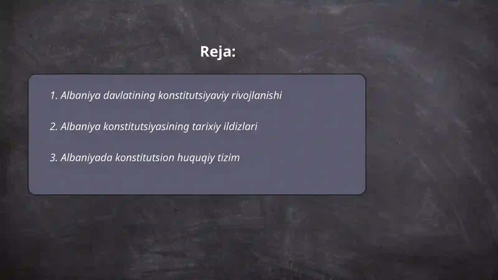 Albaniya konstitutsiyasi 2