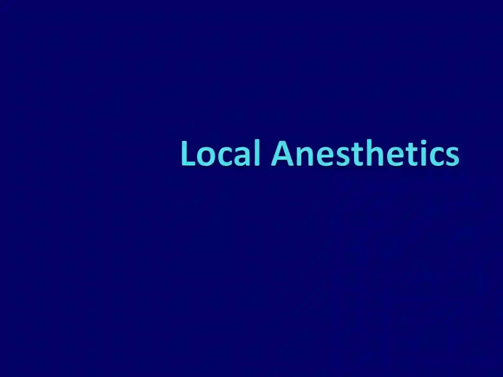 LocalAnesthesia 2
