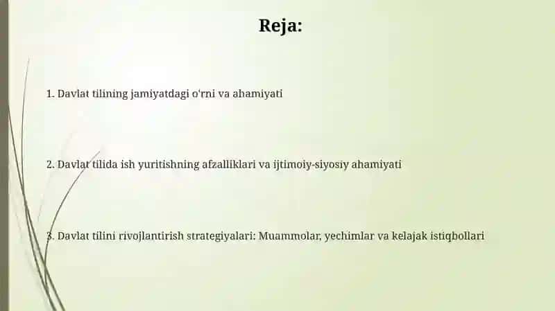 Davlat tilida ish yuritishning jamiyatdagi o‘rni va ahamiyati 2